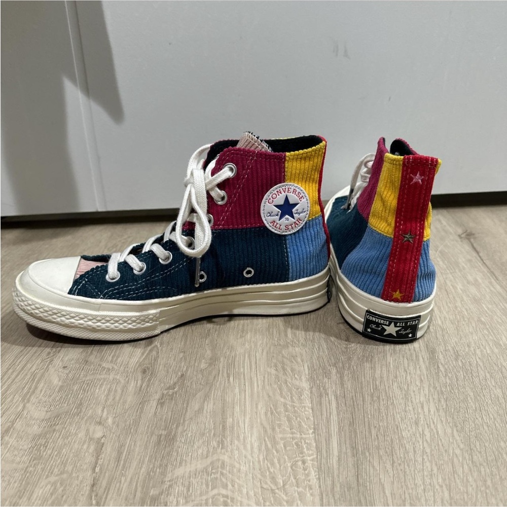 Converse courdoury patchwork high tops